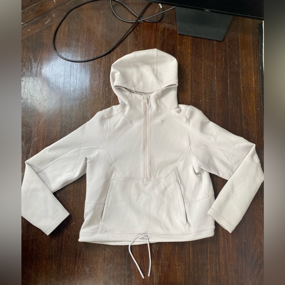 Lululemon Cream Neoprene Hoodie